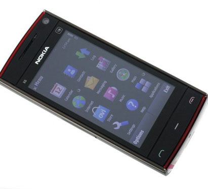  Nokia X6 skenování fotoaparát